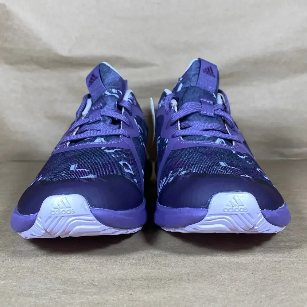 Adidas FortaRun X Tech Shoes GIRLS 3.5 Running Purple Grey White Lavender EF9708